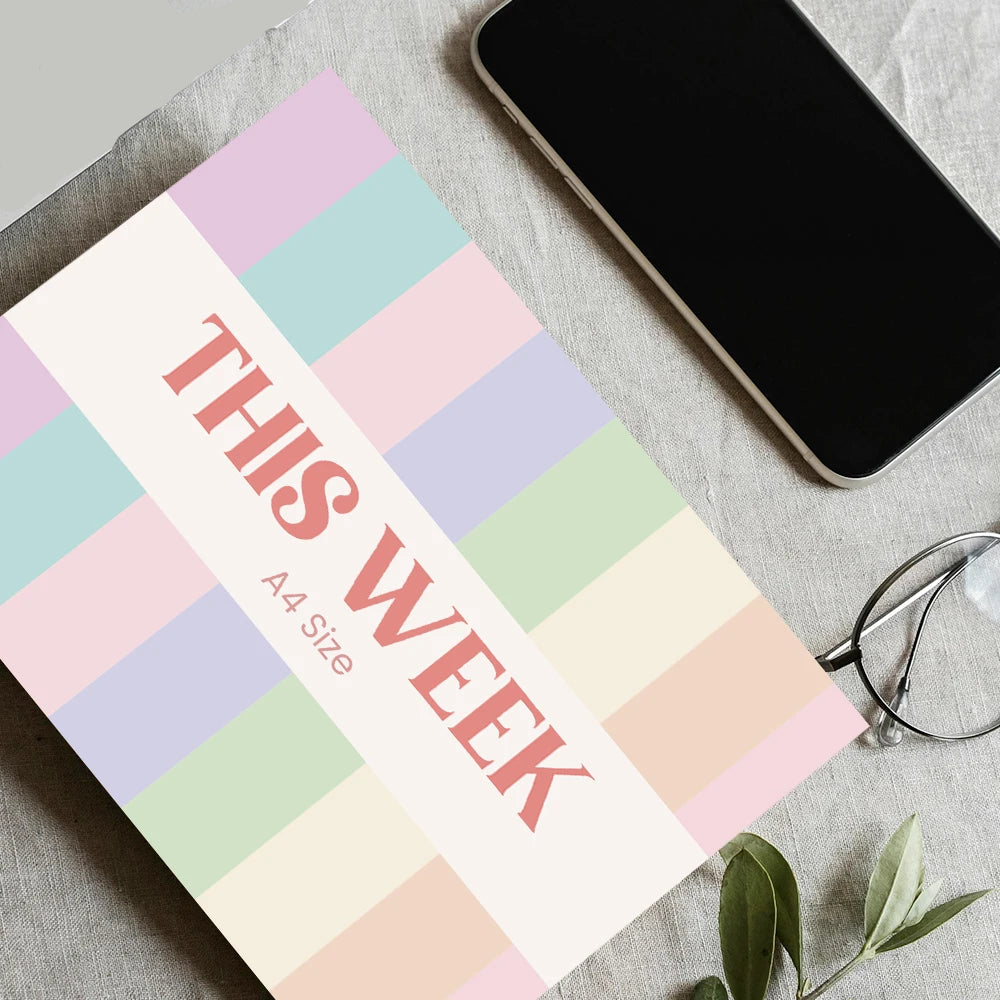 Planificateur De Semaine Coloré