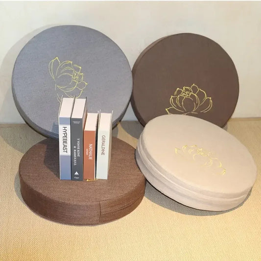 Coussin De Yoga De Méditation En Lin