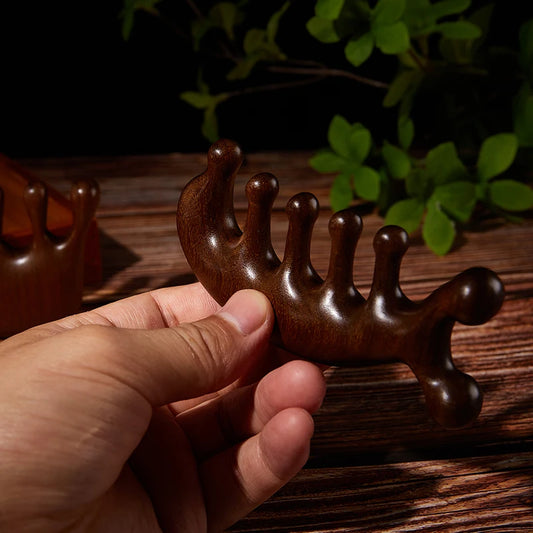 Peigne De Massage En Bois