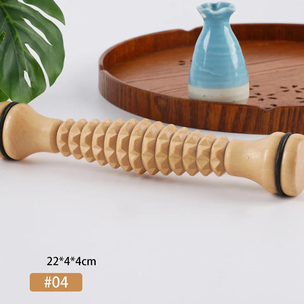 Rouleau De Massage En Bois