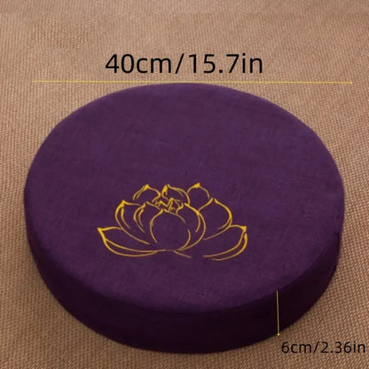 Coussin De Yoga De Méditation En Lin