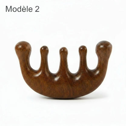 Peigne De Massage En Bois