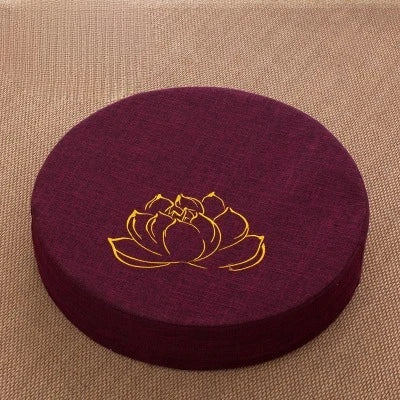 Coussin De Yoga De Méditation En Lin